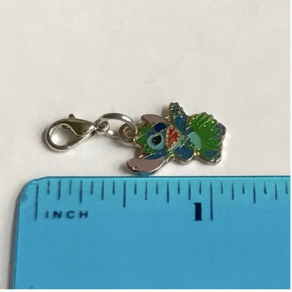 Disney Lilo & Stitch Charm Clip-On RARE Retired Aulani Hawaii Resort Zipper Pull - Picture 11 of 12